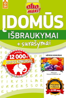 ID26. Oho maxi! Įdomūs išbraukymai + surašymai