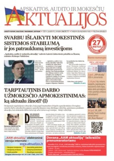Apskaitos, audito ir mokesčių aktualijos (elektroninė versija)