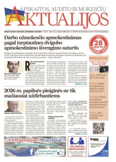 Apskaitos, audito ir mokesčių aktualijos (elektroninė versija)