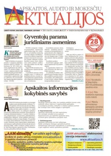 Apskaitos, audito ir mokesčių aktualijos (elektroninė versija)
