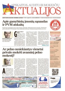 Apskaitos, audito ir mokesčių aktualijos (elektroninė versija)