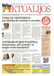 Apskaitos, audito ir mokesčių aktualijos (elektroninė versija)