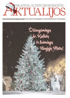 Apskaitos, audito ir mokesčių aktualijos