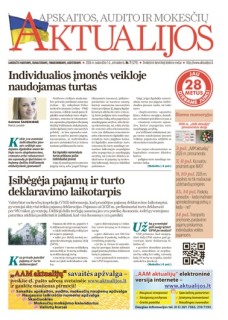 Apskaitos, audito ir mokesčių aktualijos