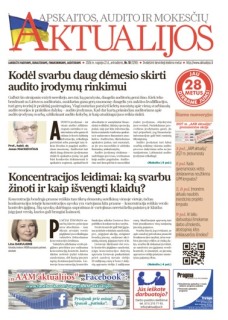 Apskaitos, audito ir mokesčių aktualijos (Akcija)