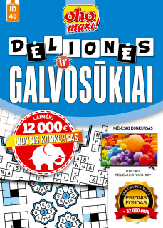 ID40. Oho maxi! Dėlionės ir galvosūkiai