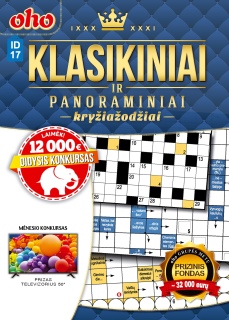 ID17. Oho Klasikiniai ir panoraminiai kryžiažodžiai