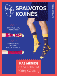 Spalvotos kojinės