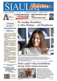 Šiaulių kraštas (tik penktadieniais)